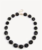 Sole Society Sole Society Sequin Drop Necklace Black One Size Os