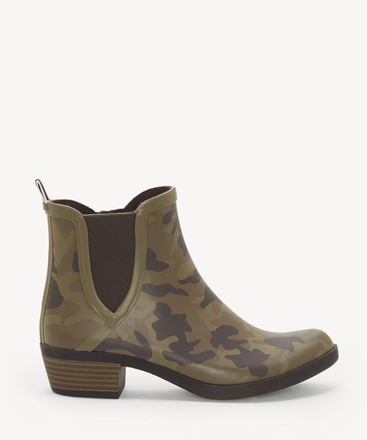 Lucky Brand Lucky Brand Women's Baselh2o Rain Bootie Camo Size 10 Rubber From Sole Society