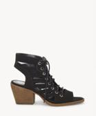 Vince Camuto Vince Camuto Women's Chesten Cage Lace Up Sandals Black Size 5 Leather From Sole Society