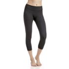 Beyond Yoga Beyond Yoga Essential Gathered Capri Legging - Heather Gray