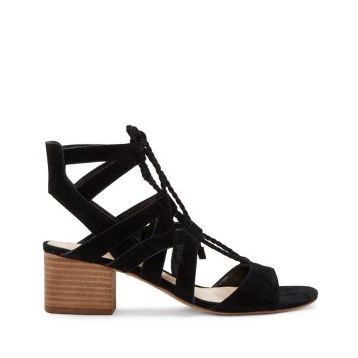 Vince Camuto Vince Camuto Fauna Cutout Block Heel Sandal - Black
