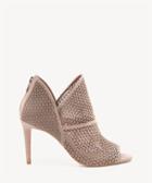 Vince Camuto Vince Camuto Women's Vatena Peep Toe Bootie Mesa Taupe Size 5 Leather From Sole Society