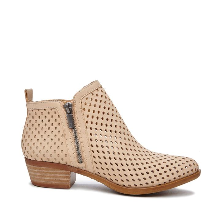 Lucky Brand Lucky Brand Basel 3 Leather Ankle Bootie - Bisque