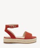 Vince Camuto Vince Camuto Kathalia Espadrille Wedges Red Hot Rio Size 6 Leather From Sole Society
