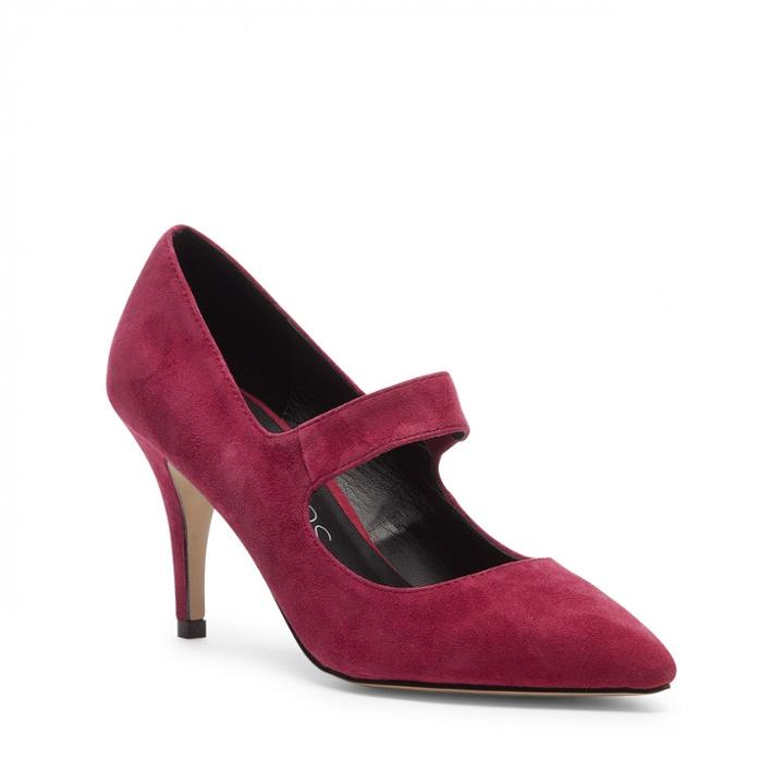Sole Society Sole Society Deven Mary Jane Pump - Dark Red-5.5