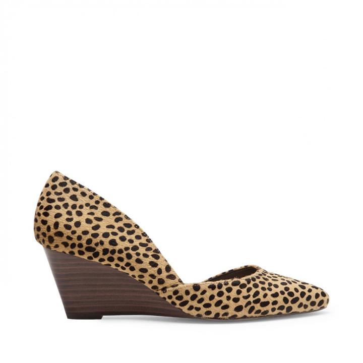 Sole Society Sole Society Jillian Dorsay Wedge - Cheetah Dot-5