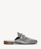 Vince Camuto Vince Camuto Torlissi Flats Mules Dark Gunmetal Size 7.5 Leather From Sole Society