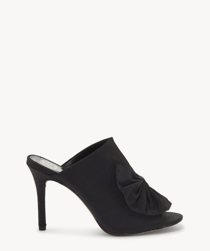 Vince Camuto Vince Camuto Women's Cachita Peep Toe Sandals Black Size 5 Fabric From Sole Society
