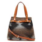 Sole Society Sole Society Nina Tribal Medium Tote - Grey Tan-one Size