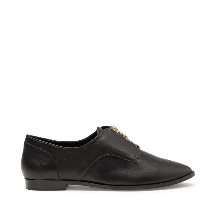 Sole Society Sole Society Nirvana Zipper Loafer - Black