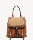 Sole Society Women's Happy Backpack Vegan Brown Combo One Size Vegan Leather From Sole Society