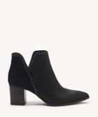 Sole Society Women's Dalphine V Cut Bootie Black Size 5 Leather From Sole Society