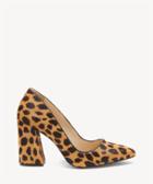 Vince Camuto Vince Camuto Women's Talise2 Block Heels Pumps Bold Natural Size 5 Haircalf From Sole Society