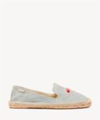 Soludos Soludos Smoking Slippers Embroidery Embroidered Espadrille Flamingos Chambray Size 6 Canvas From Sole Society
