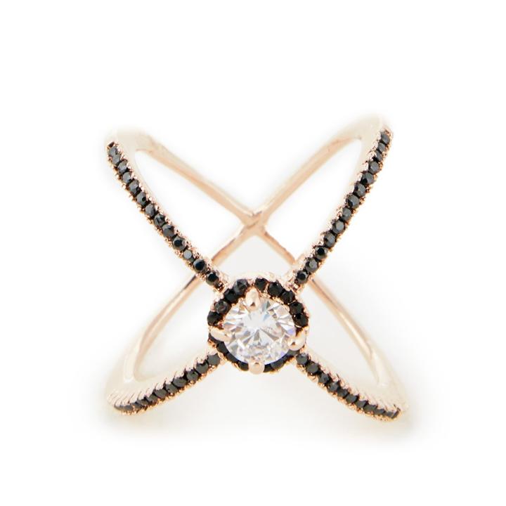 Sole Society Sole Society Alpha Ring - Black