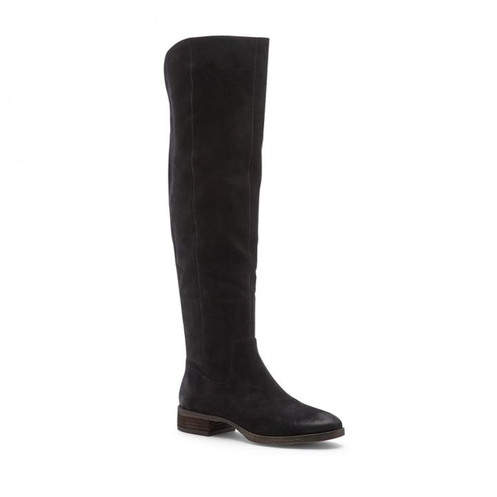 Sole Society Sole Society Andie Otk Tall Boot - Black Nubuck-6