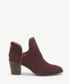 Lucky Brand Lucky Brand Women's Powe Cut Out Bootie Raisin Size 5 Leather From Sole Society