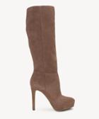 Jessica Simpson Jessica Simpson Women's Rollin Heeled Boots Mellow Mauve Size 10 Leather From Sole Society