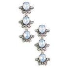 Sole Society Sole Society Enchantment Crystal Statement Earrings - Blue Multi