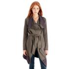 Willow & Clay Willow & Clay Striped Army Coat - Olive