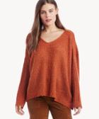 Lost + Wander Lost + Wander Women's Burnt Heart Sweater Rust Size S/m From Sole Society