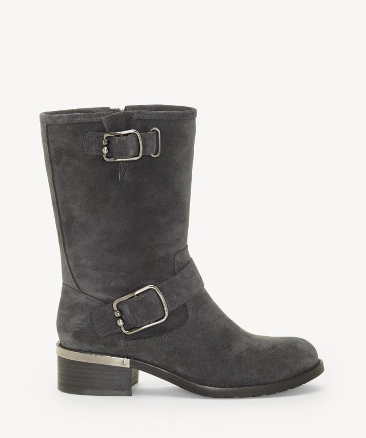 Vince Camuto Vince Camuto Women's Wantilla Buckle Boots Granite Peak Size 5 Leather From Sole Society