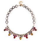 Sole Society Sole Society Jewel Cluster Necklace - Multi-one Size