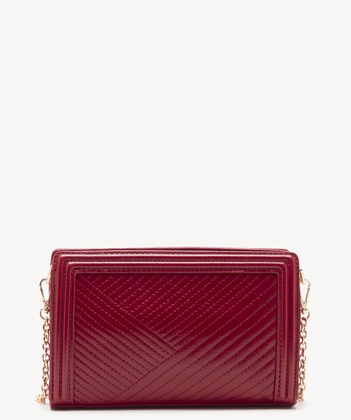 Sole Society Women's Aisln Crossbody Vegan Bag Red Vegan Leather From Sole Society