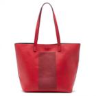 Sole Society Sole Society Hathaway Lasercut Panel Tote - Red-one Size