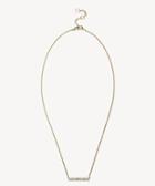 Sole Society Women's Bar Necklace Gold One Size From Sole Society