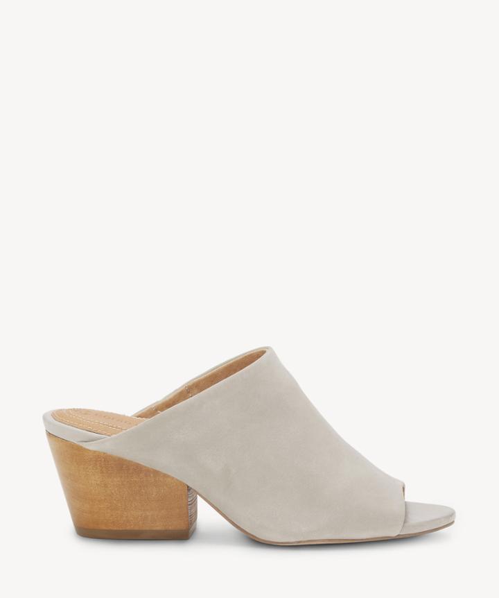Corso Como Corso Como Intra Peep Toe Mules Gray Size 5.5 Leather From Sole Society