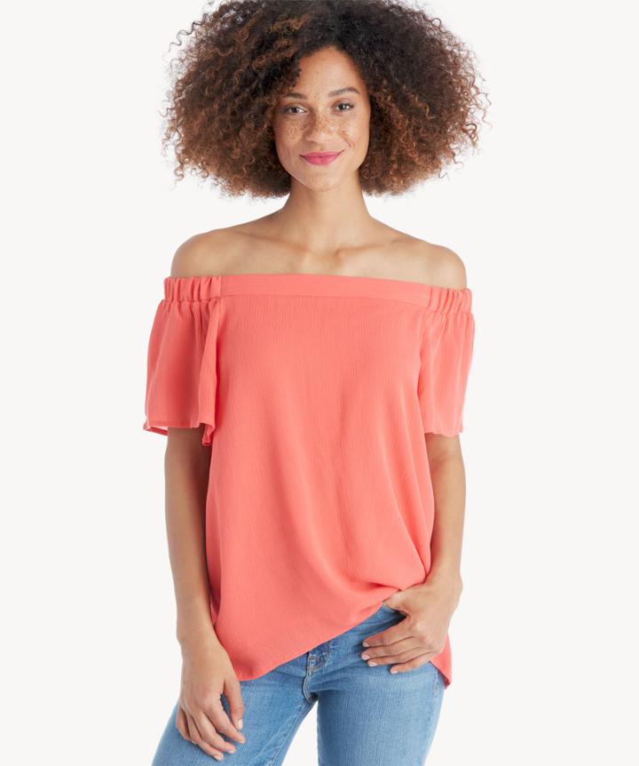1. State 1. State Flounce Sleeve Blouse