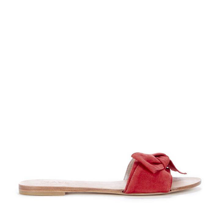 Raye Raye Sandy Flat Sandal - Rouge