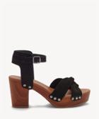 Lucky Brand Lucky Brand Whitneigh Platform Sandals Black Size 8.5 Leather From Sole Society