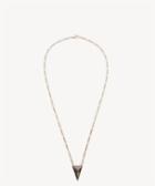 Sole Society Sole Society Plated Prism Pendant Necklace Labradorite One Size Os