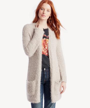 Sole Society Sole Society Eyelash Knit Cardigan