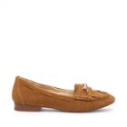 Sole Society Sole Society Ellison Suede Loafer - Chestnut-7
