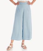 Moon River Moon River Women's Wide Leg Pants In Color: Aegean Blue Size Xs From Sole Society