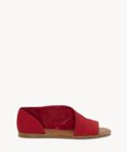 1. State 1. State Women's Celvin Asymmetrical Open Toe Flats Fire Size 5.5 Leather From Sole Society