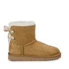 Ugg Ugg Dixie Flora Perf Sheepskin Lined Bootie - Chestnut-5