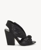 Vince Camuto Vince Camuto Women's Kerra Block Heels Sandals Black Size 5 Leather From Sole Society
