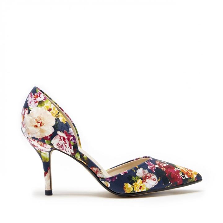 Sole Society Sole Society Chels Dorsay High Heel Pump - Floral-5.5