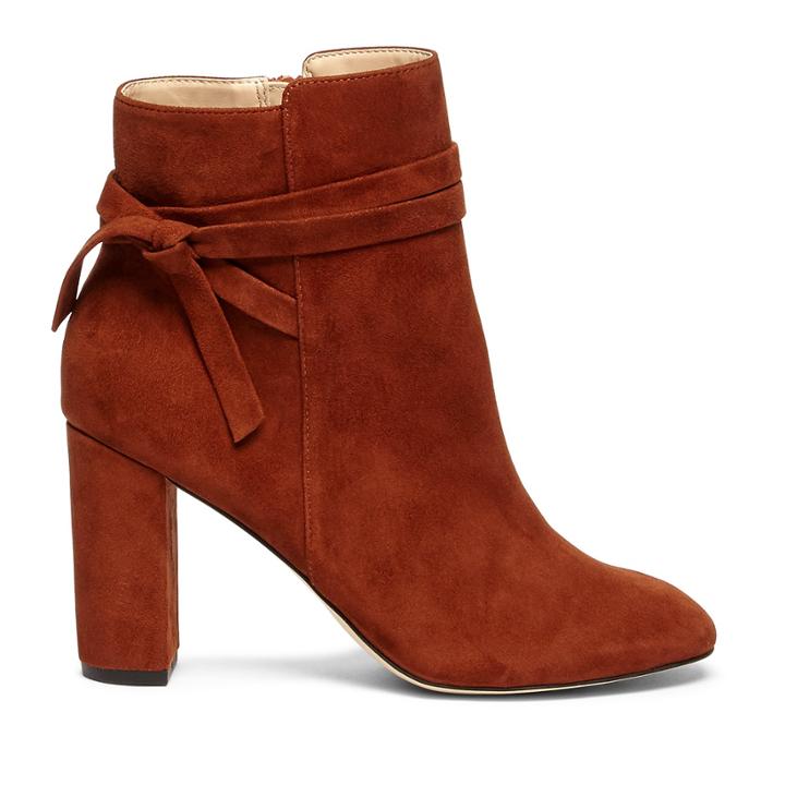 Sole Society Sole Society Flynn Wrap Around Bootie - Rust