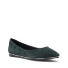 Sole Society Sole Society Faye Pointed Toe Flat - Dark Green-6