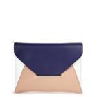 Sole Society Sole Society Kerr Colorblock Envelope Clutch - Navy Nude-one Size