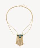 Sole Society Women's Fringe Necklace Labradorite One Size From Sole Society