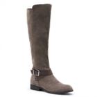Sole Society Sole Society Margaux Buckled Tall Boot - Taupe-8.5