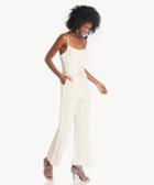 Astr Astr Juno Jumpsuit Natural Stripe Size Extra Small From Sole Society