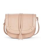 Sole Society Sole Society Faylina Vegan Studded Saddlebag W/ Tie - Taupe