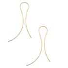 Sole Society Sole Society Modern Metal Front To Back Earring - Gold